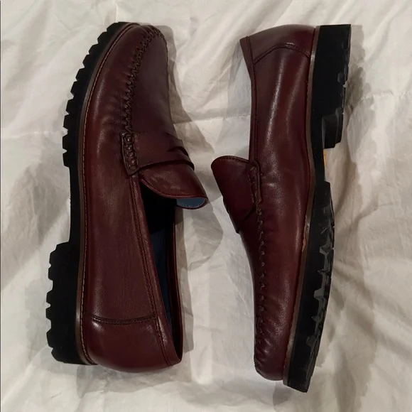 New!!without box Robert Zur Dillon True Glove Penny Loafers Luggage Men’s 11m